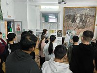 В Александров Гае открылась выставка, посвящённая подвигам защитников Отечества 