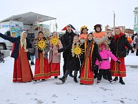 Широко и весело отметили Масленицу в Александров Гае