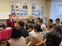 В Александровогайском лицее состоялась встреча с ветеранами педагогического труда