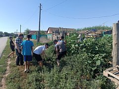 Александров Гай стал чище благодаря ученикам школы №3