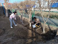 Александровогайцы провели первый общерайонный субботник