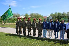 Торжественная передача символа «Эстафеты Победы» в Александров Гае