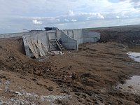 В Александрово-Гайском районе завершается ремонт канала орошения