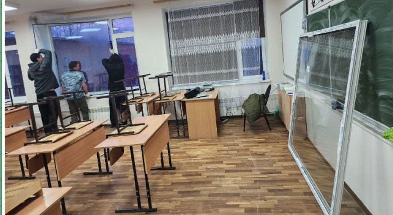 В алгайской школе начался ремонт