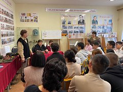 В Александровогайском лицее состоялась встреча с ветеранами педагогического труда