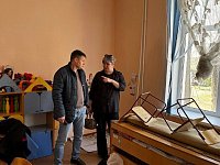 Дмитрий Корнев принял участие в ремонте Александрово - Гайского детского сада
