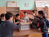 Александровогайские школьники собирают сокровища «Сундука Храбрости»