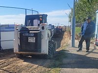 Новоалександровка обновляет спортивную площадку